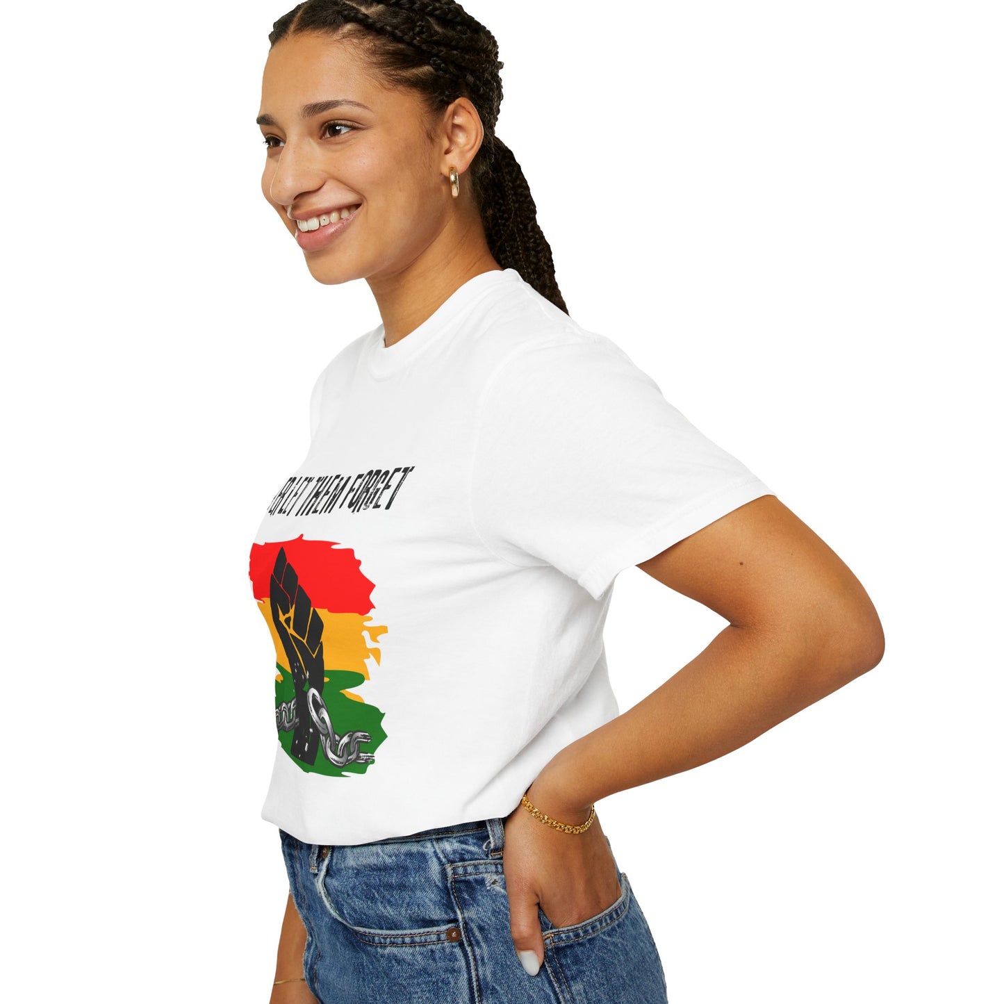 Empowerment Unisex T-Shirt, Never Let Them Forget Tee, African History Clothing, Civil Rights Apparel, Black History Month, [...]
