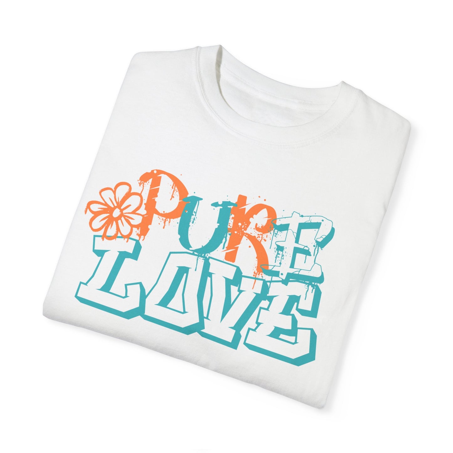 Pure Love T-shirt (Orange/Blue)