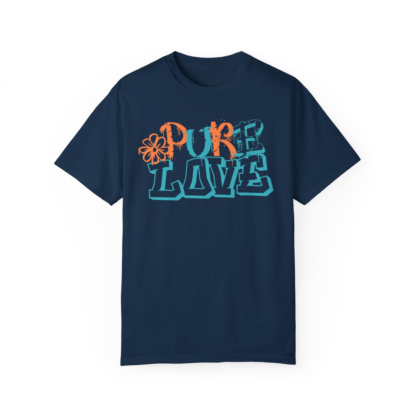 Pure Love T-shirt (Orange/Blue)