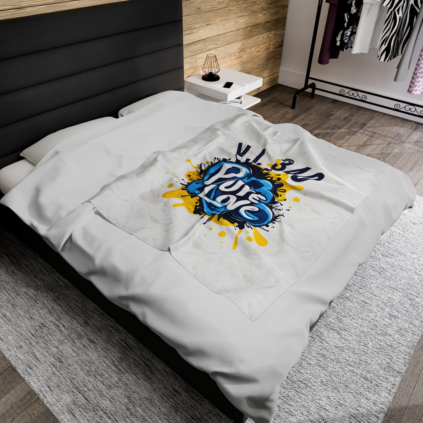 PL Plush Blanket (blue/yellow)