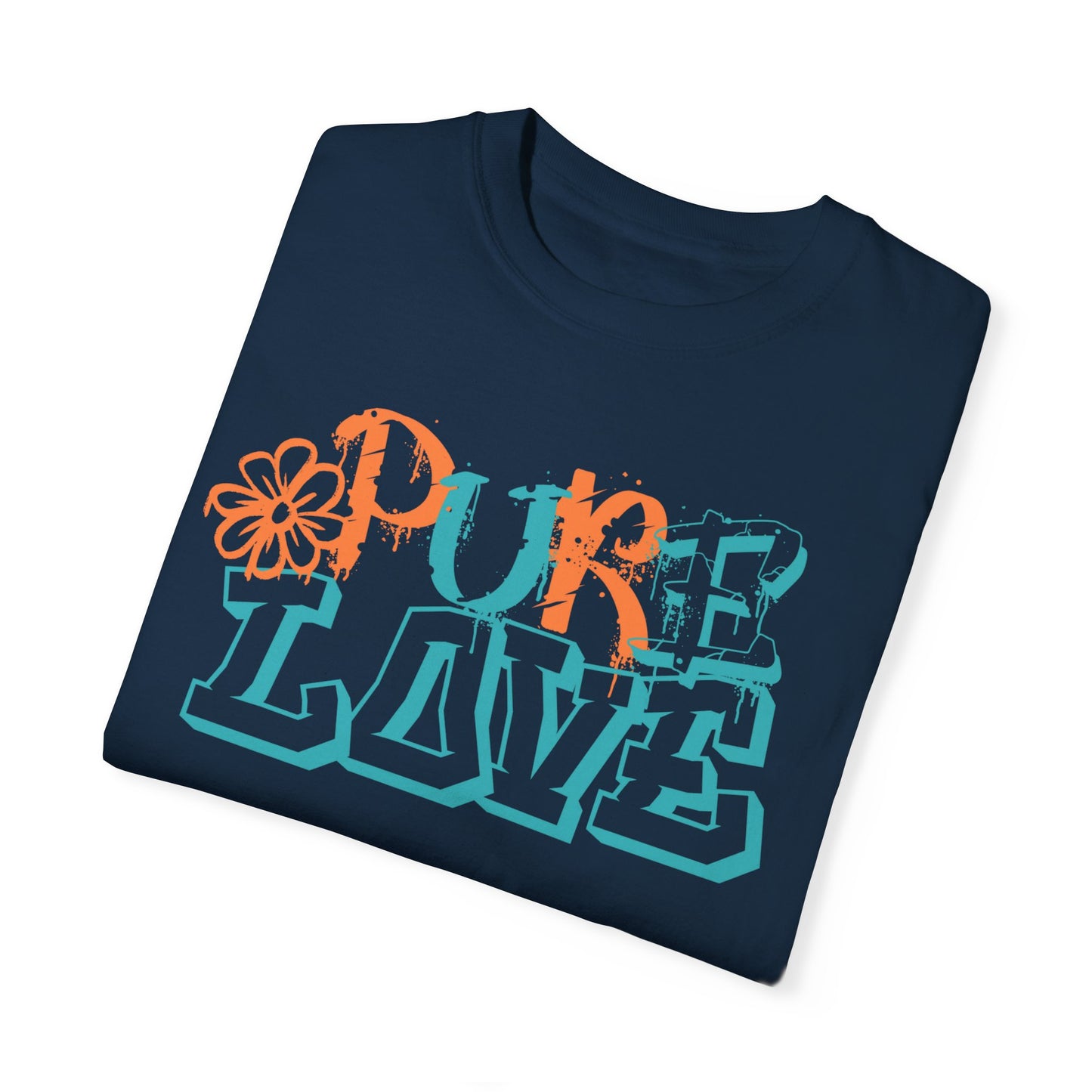 Pure Love T-shirt (Orange/Blue)