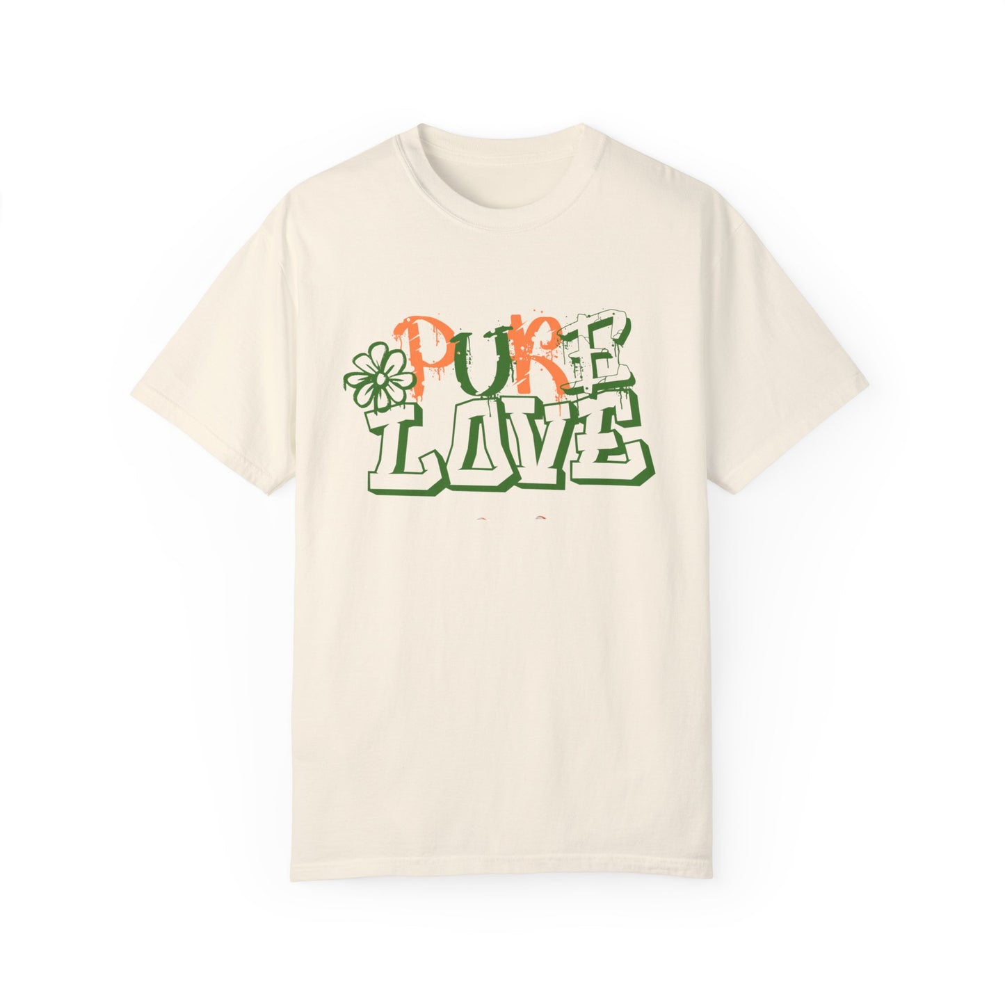 Pure Love T-shirt (Orange/Green)