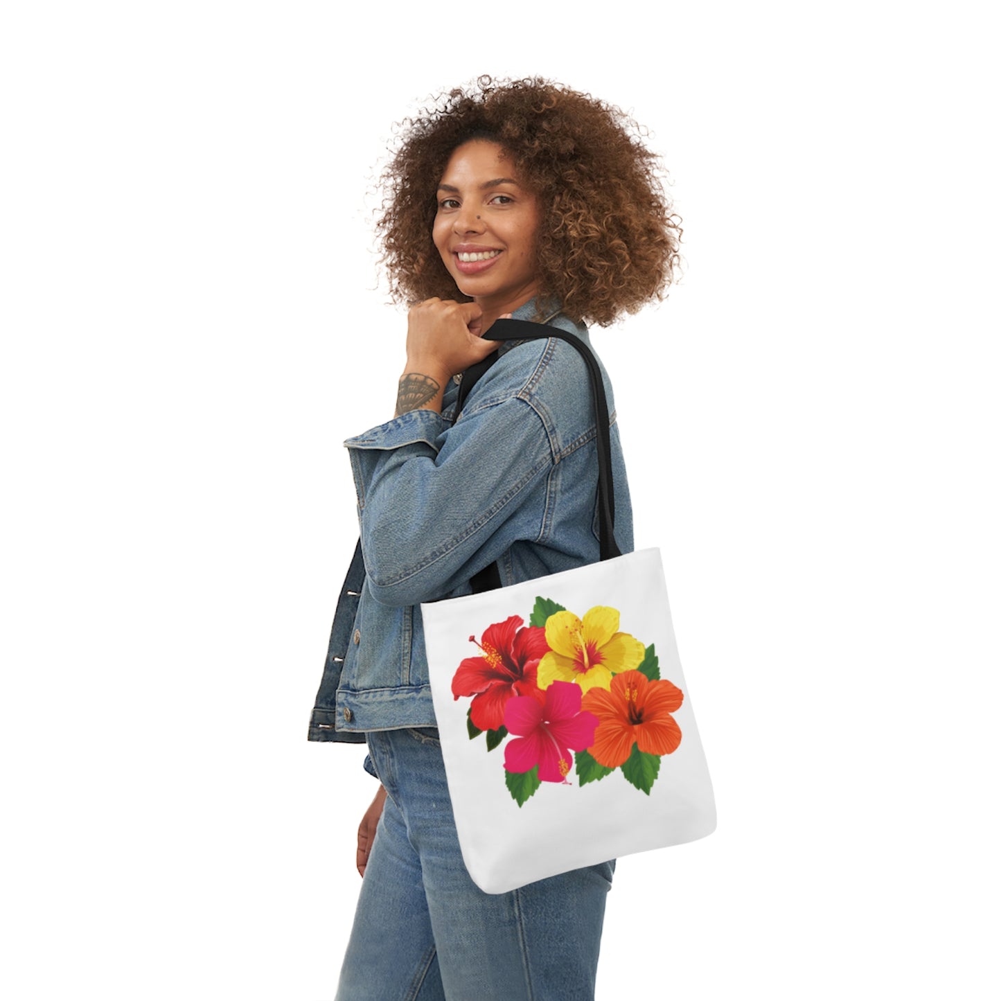 Hibiscus Canvas Tote Bag