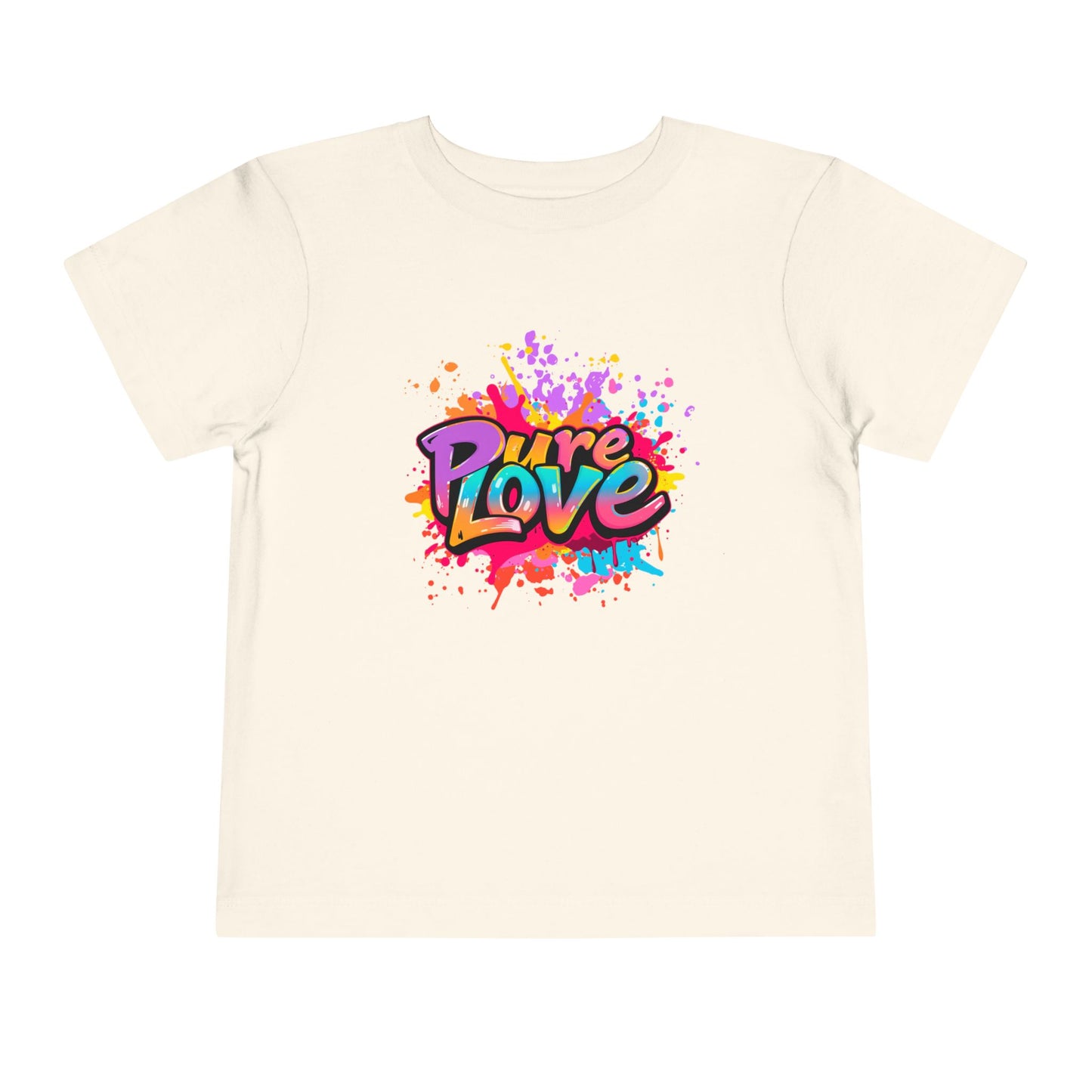 Toddler Tee - Vibrant Pure Love Splash