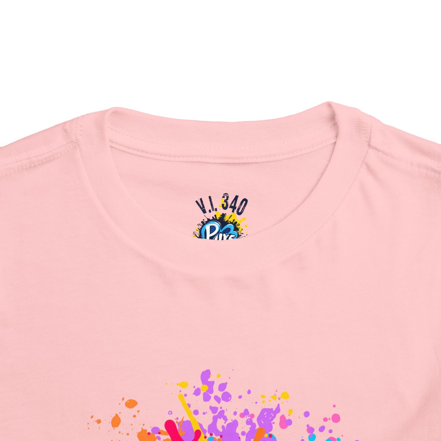 Toddler Tee - Vibrant Pure Love Splash