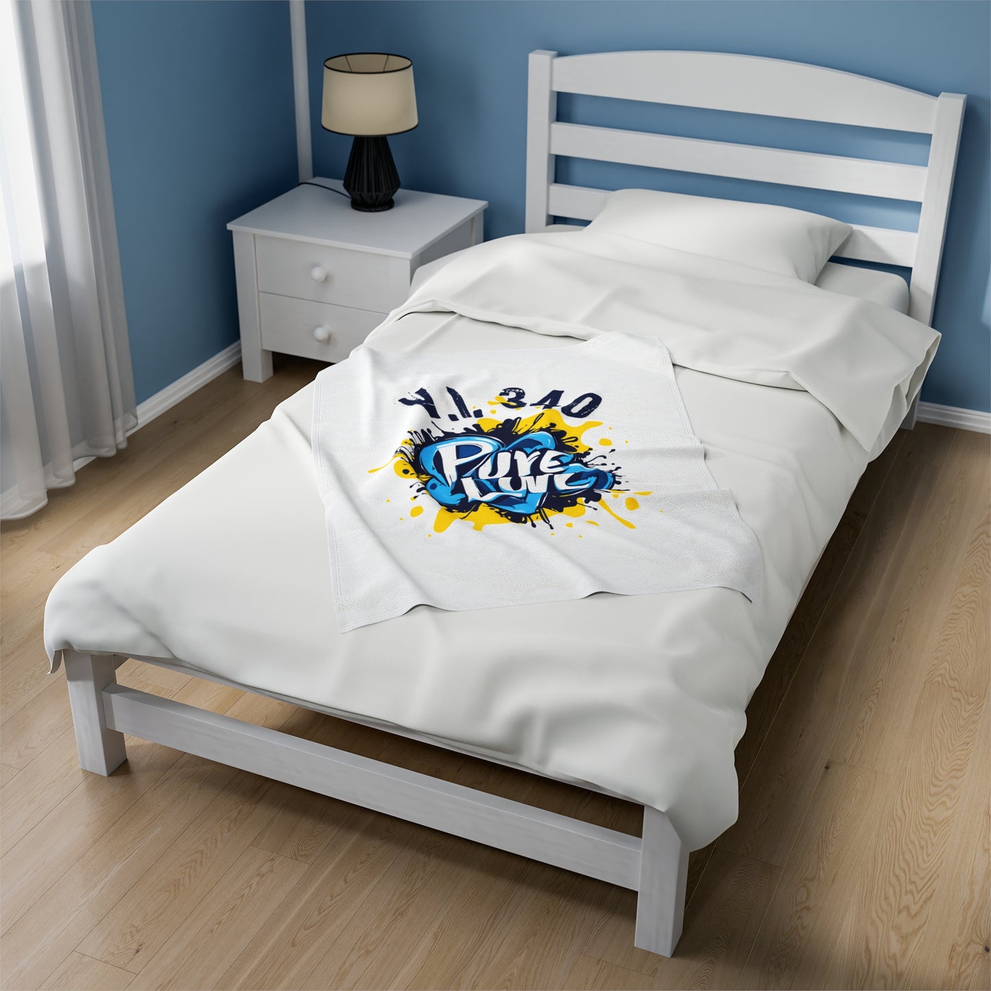 PL Plush Blanket (blue/yellow)