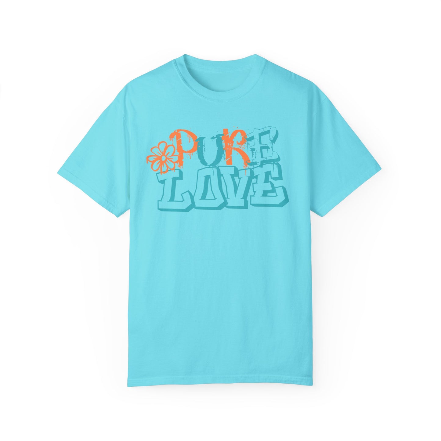 Pure Love T-shirt (Orange/Blue)