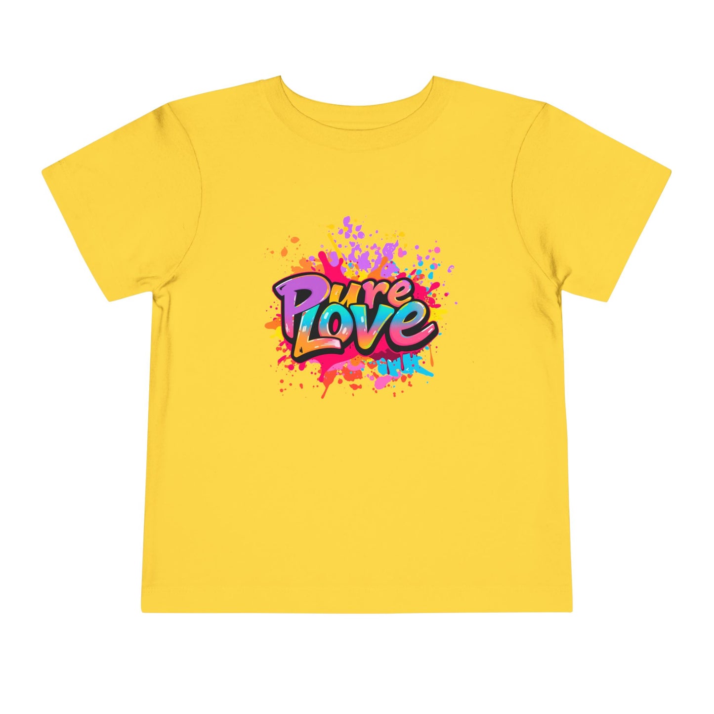 Toddler Tee - Vibrant Pure Love Splash