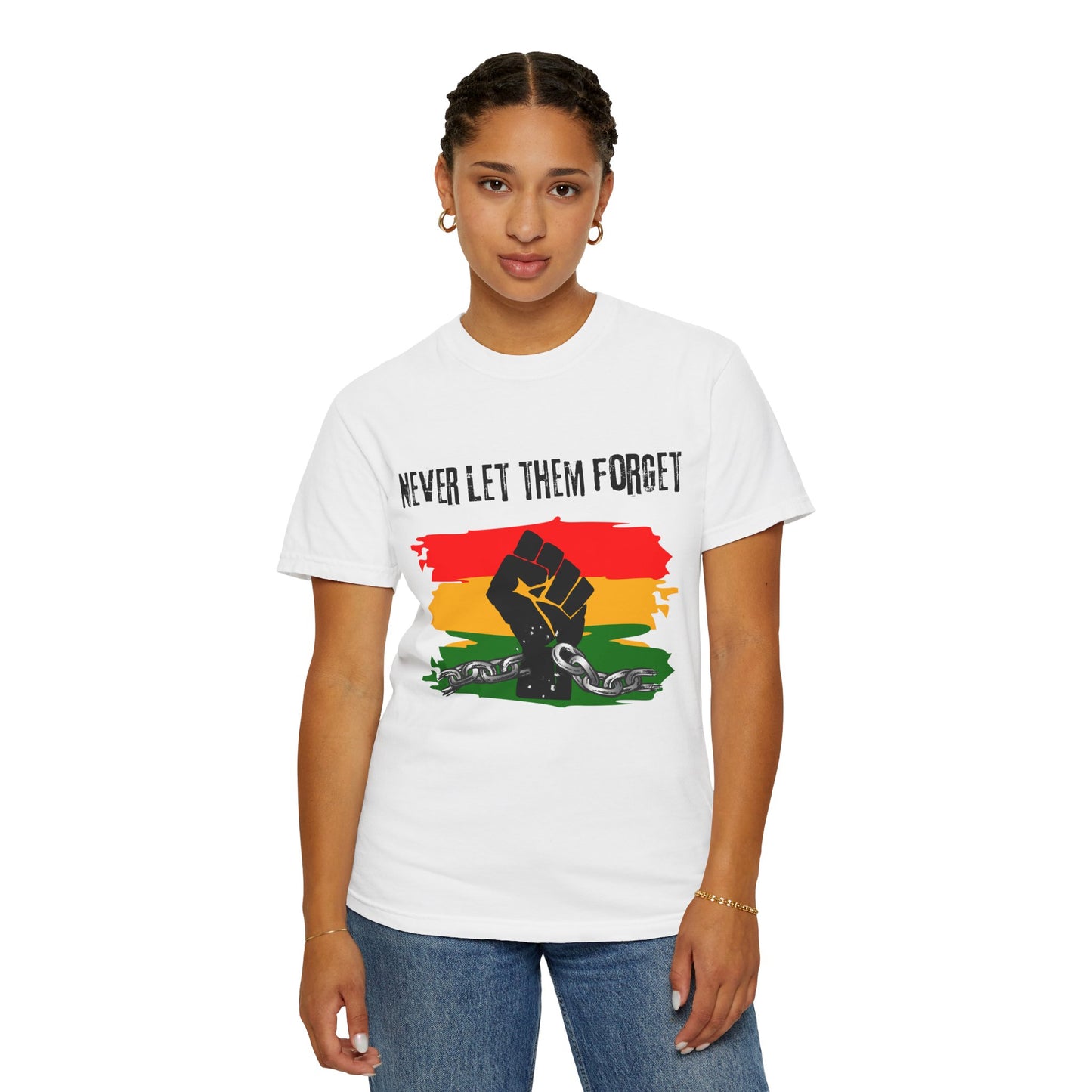 Empowerment Unisex T-Shirt, Never Let Them Forget Tee, African History Clothing, Civil Rights Apparel, Black History Month, [...]