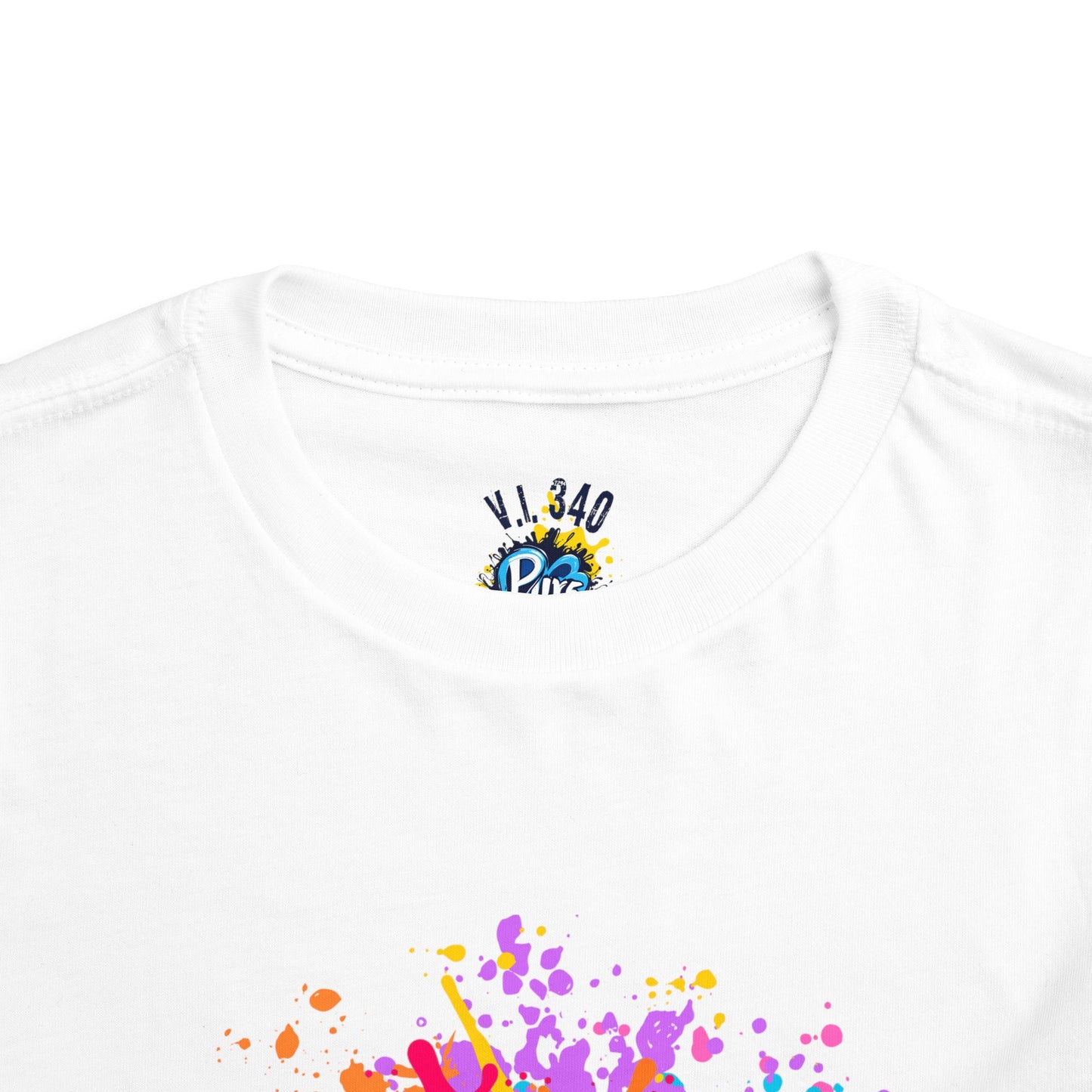 Toddler Tee - Vibrant Pure Love Splash