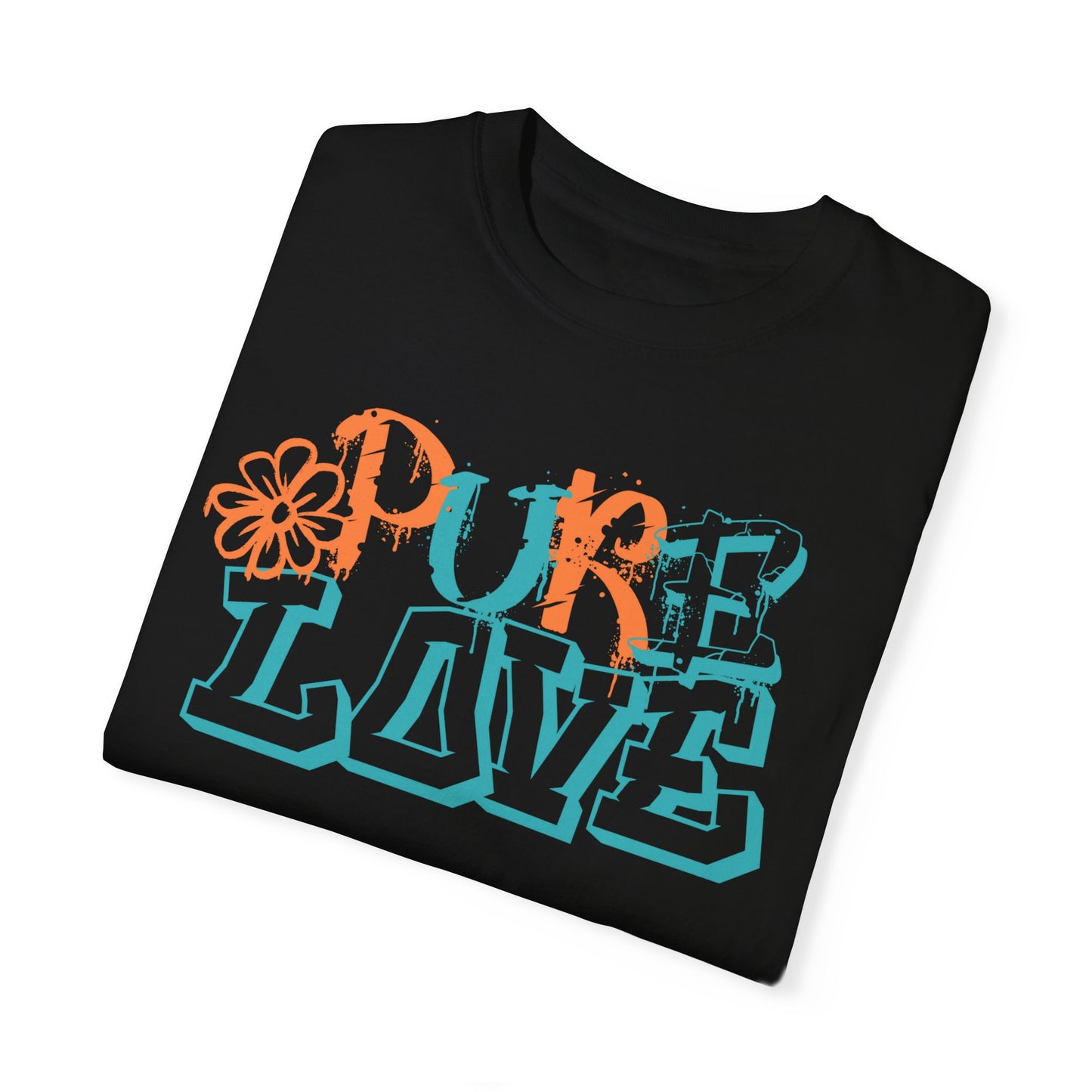 Pure Love T-shirt (Orange/Blue)