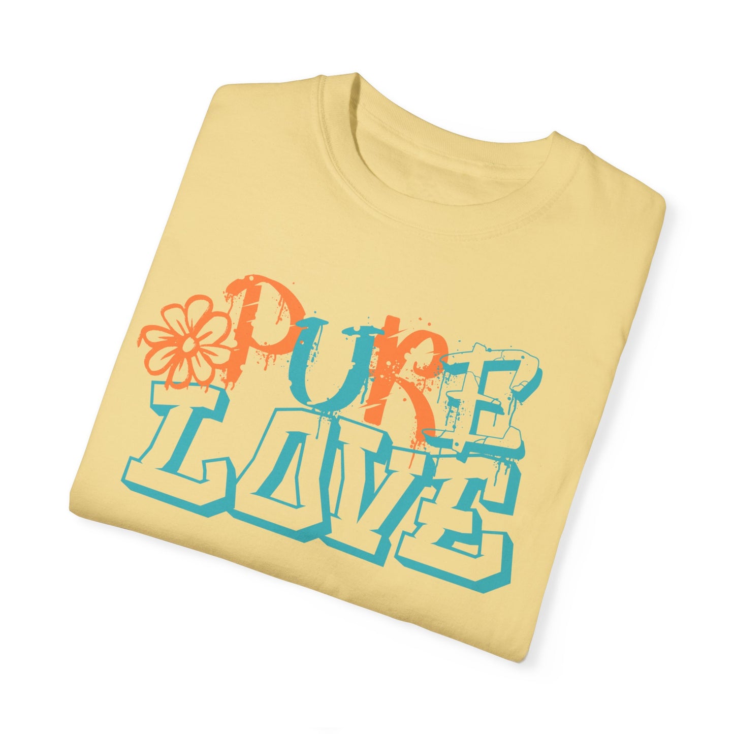 Pure Love T-shirt (Orange/Blue)