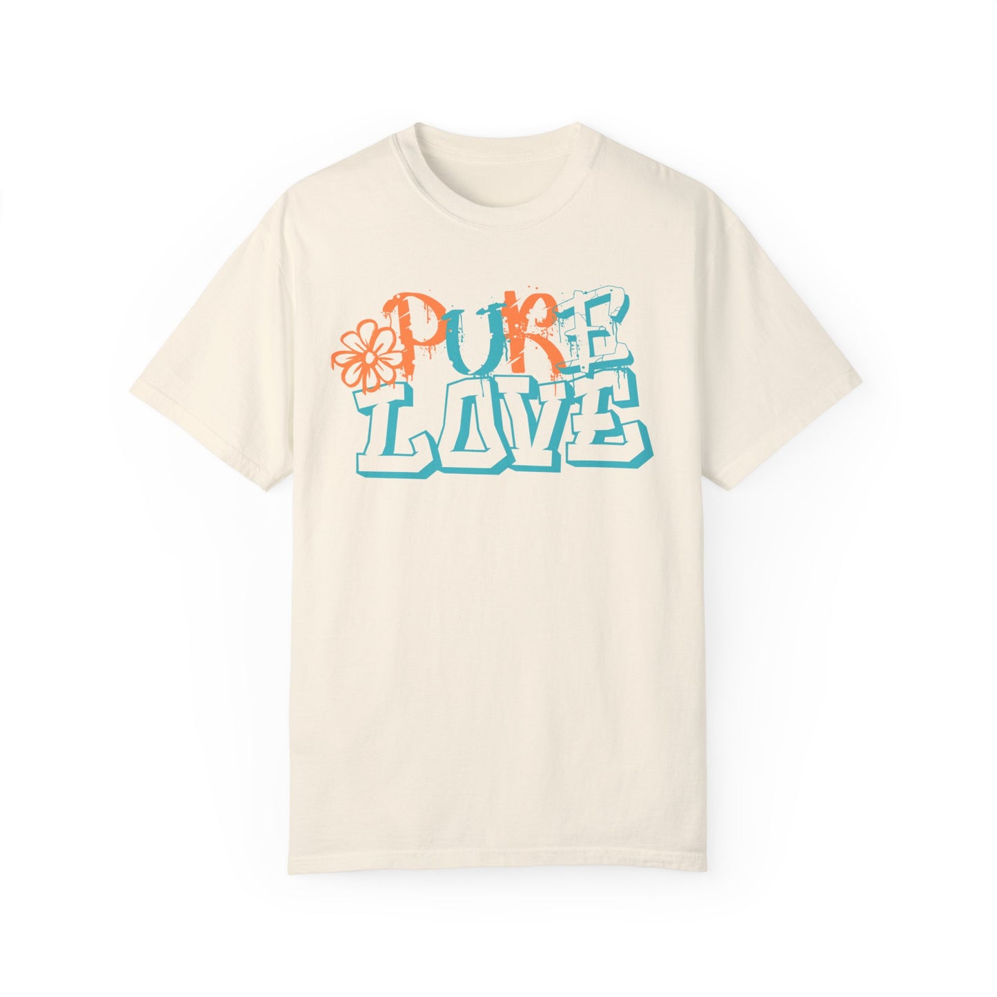 Pure Love T-shirt (Orange/Blue)