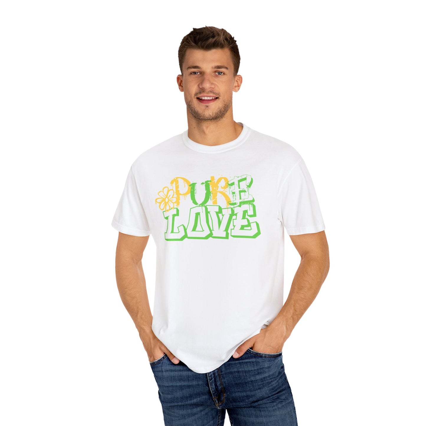 Pure Love T-shirt (Yellow/Lime)