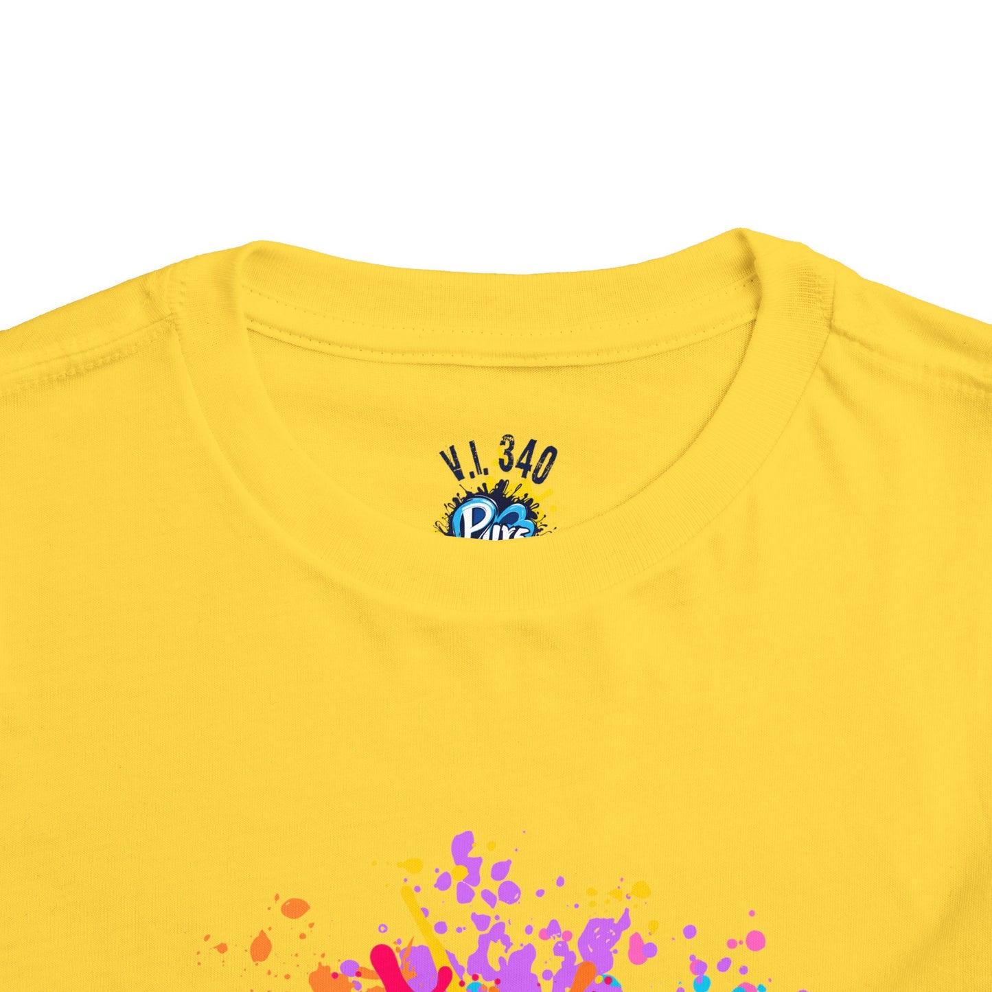 Toddler Tee - Vibrant Pure Love Splash