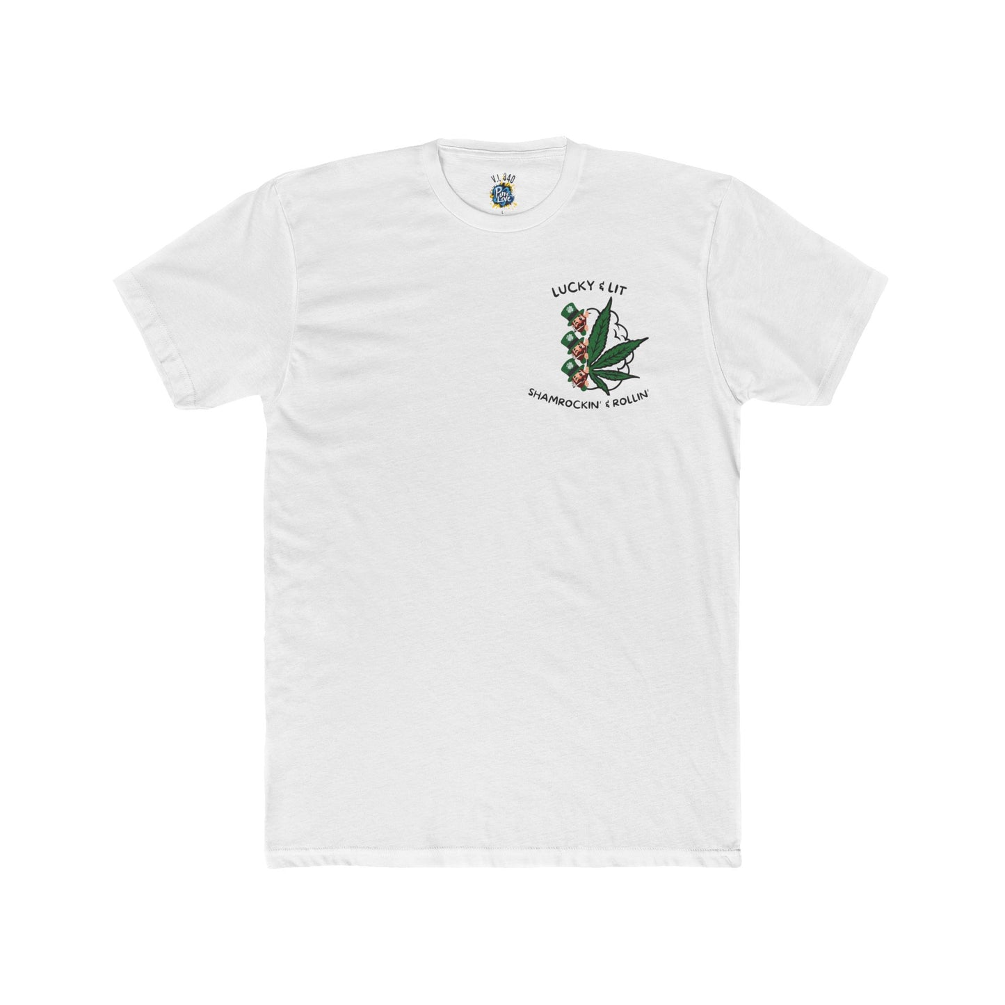 T-Shirt - Luck and lit smokin luck Unisex Cotton Crew Tee