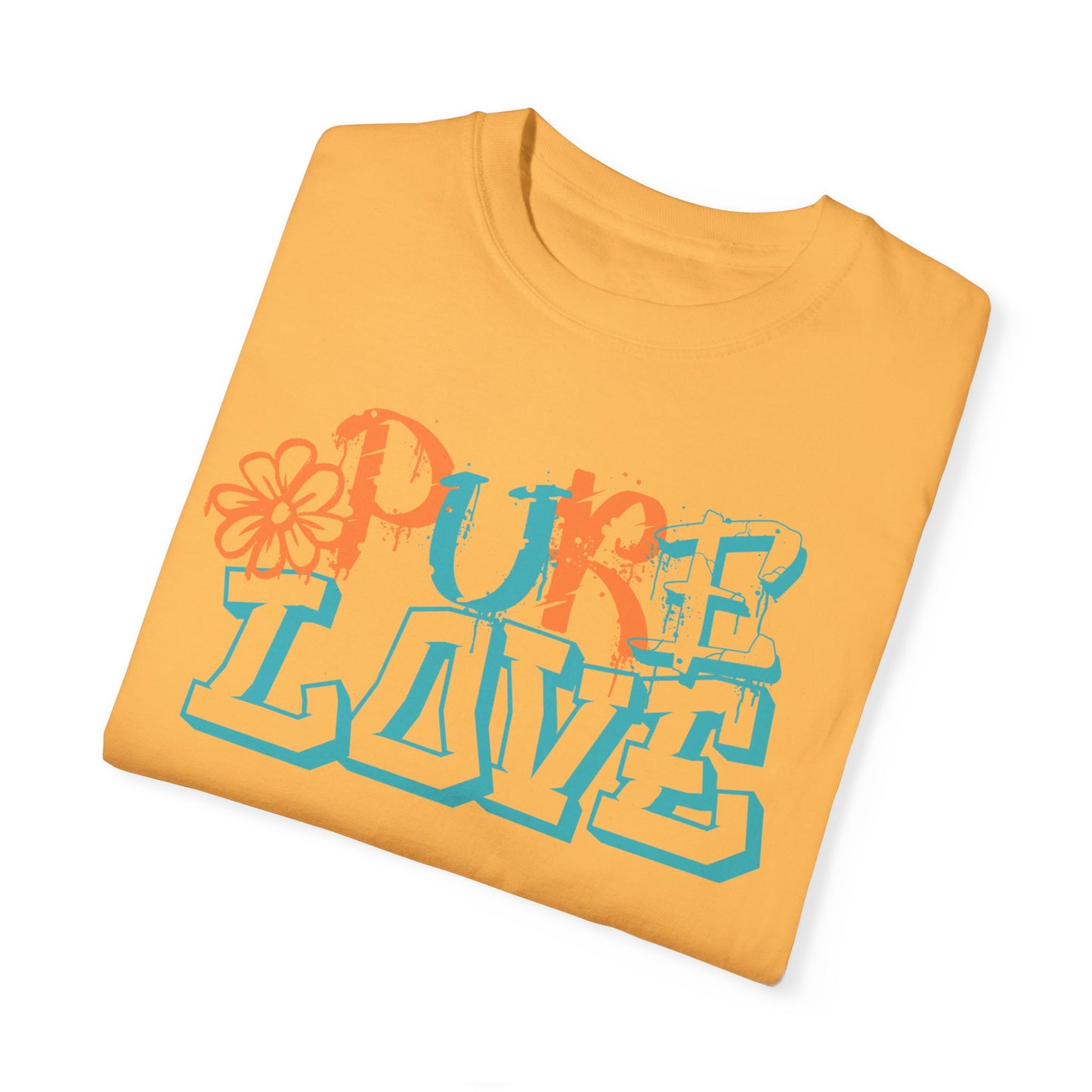 Pure Love T-shirt (Orange/Blue)