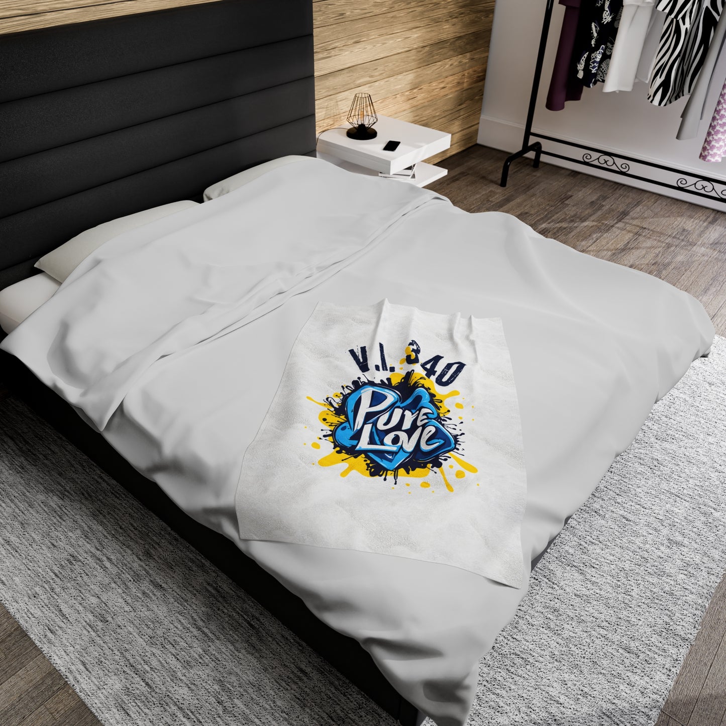 PL Plush Blanket (blue/yellow)