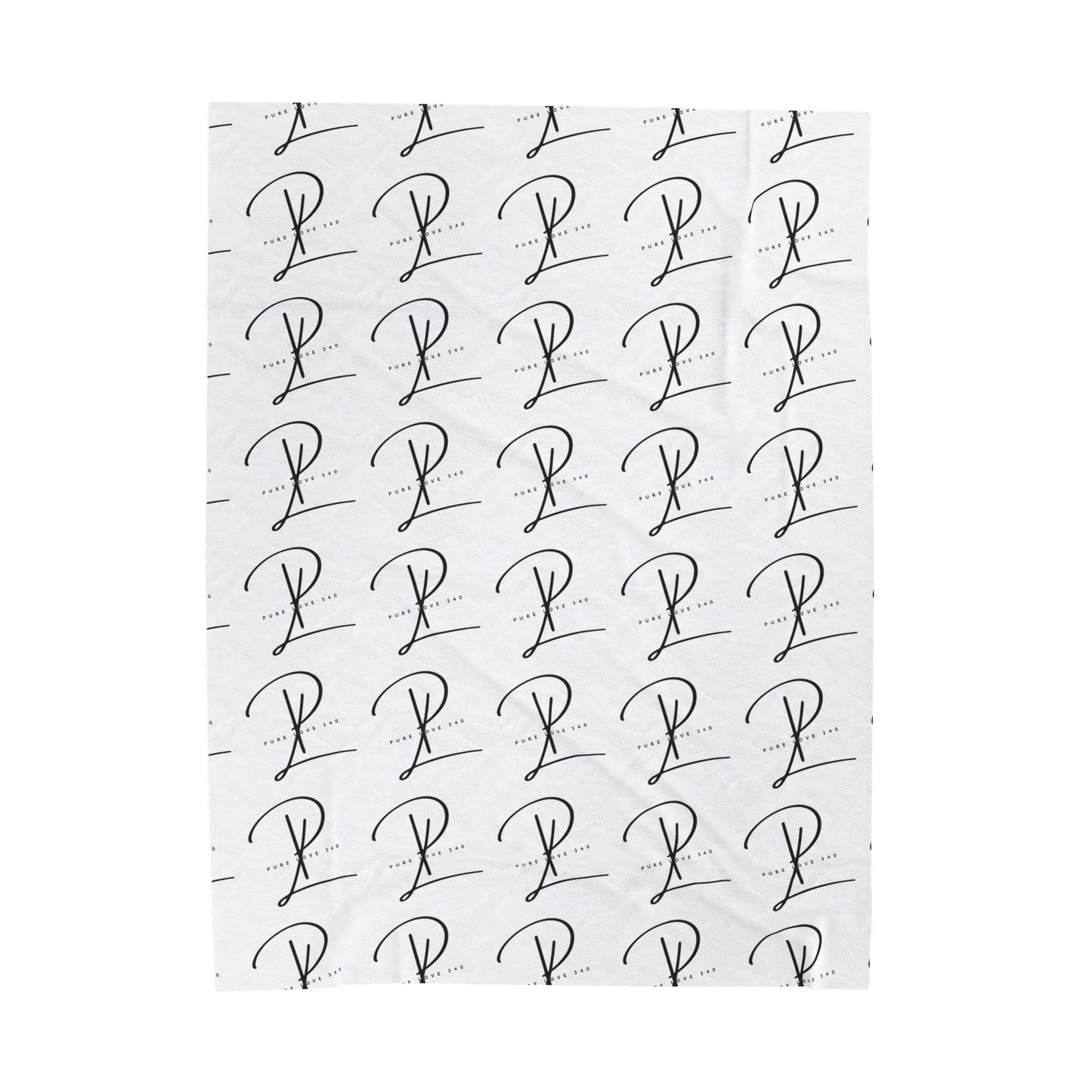 Blk PL Plush Blanket