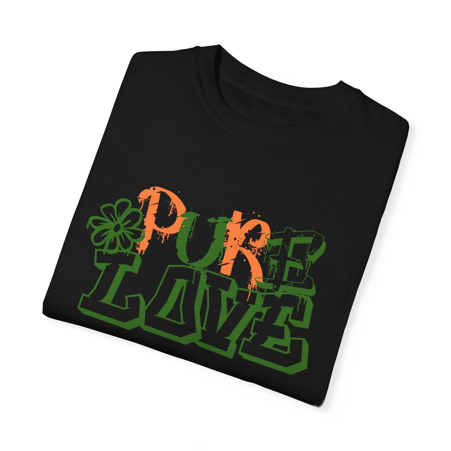 Pure Love T-shirt (Orange/Green)