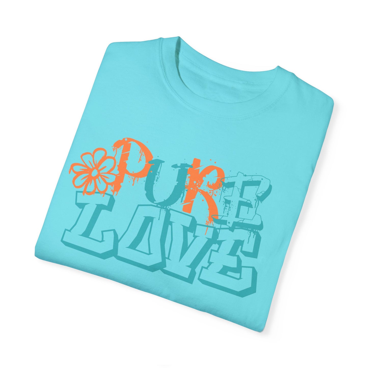 Pure Love T-shirt (Orange/Blue)