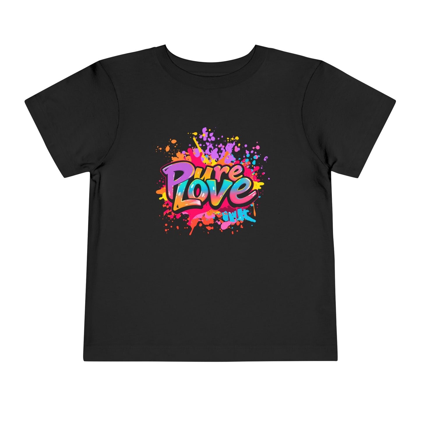 Toddler Tee - Vibrant Pure Love Splash