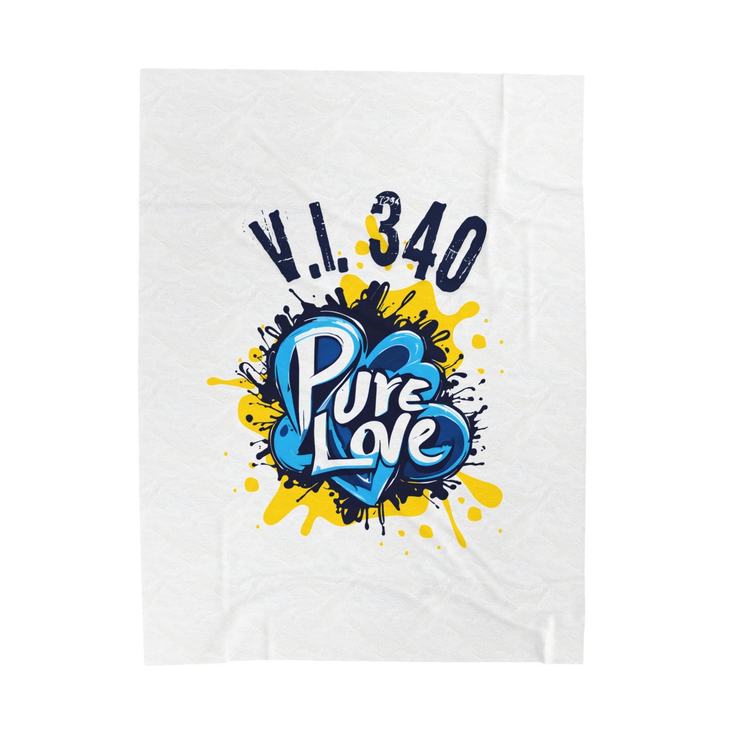 PL Plush Blanket (blue/yellow)