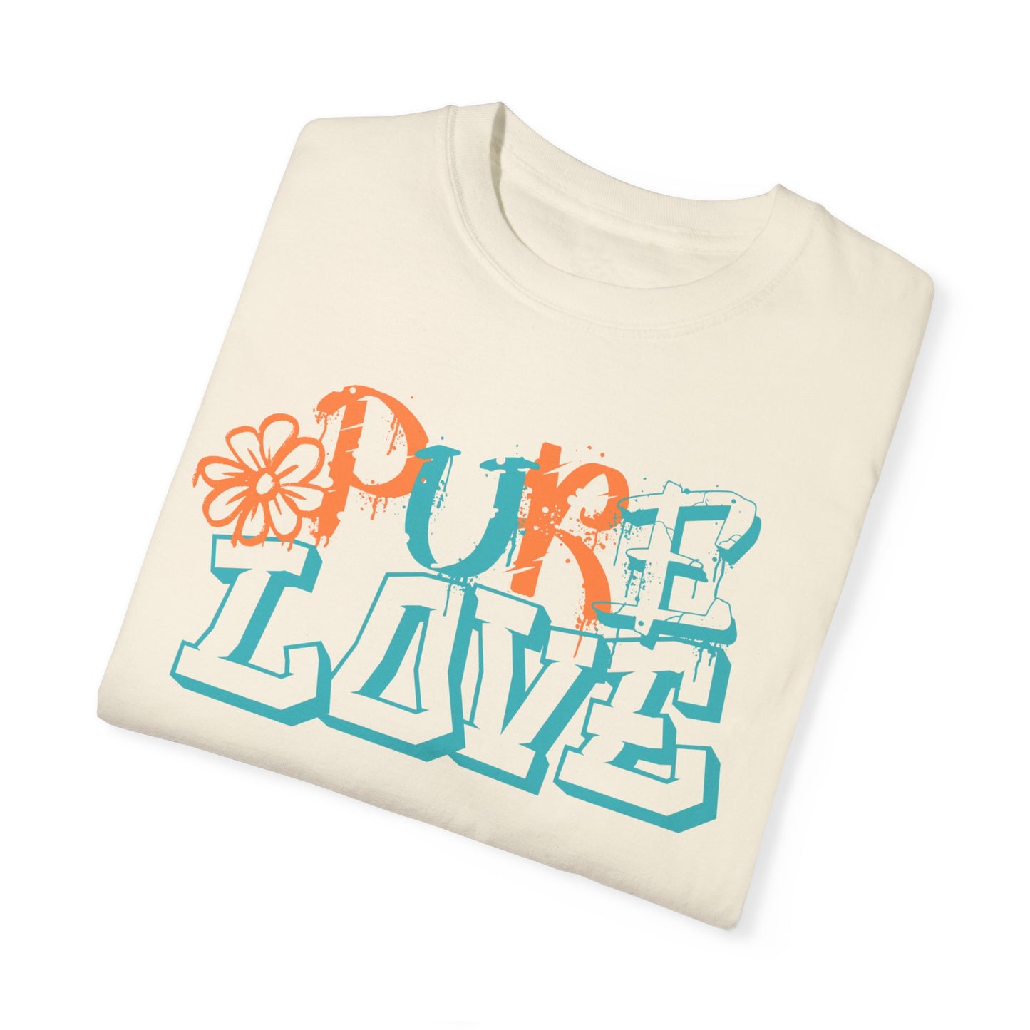 Pure Love T-shirt (Orange/Blue)