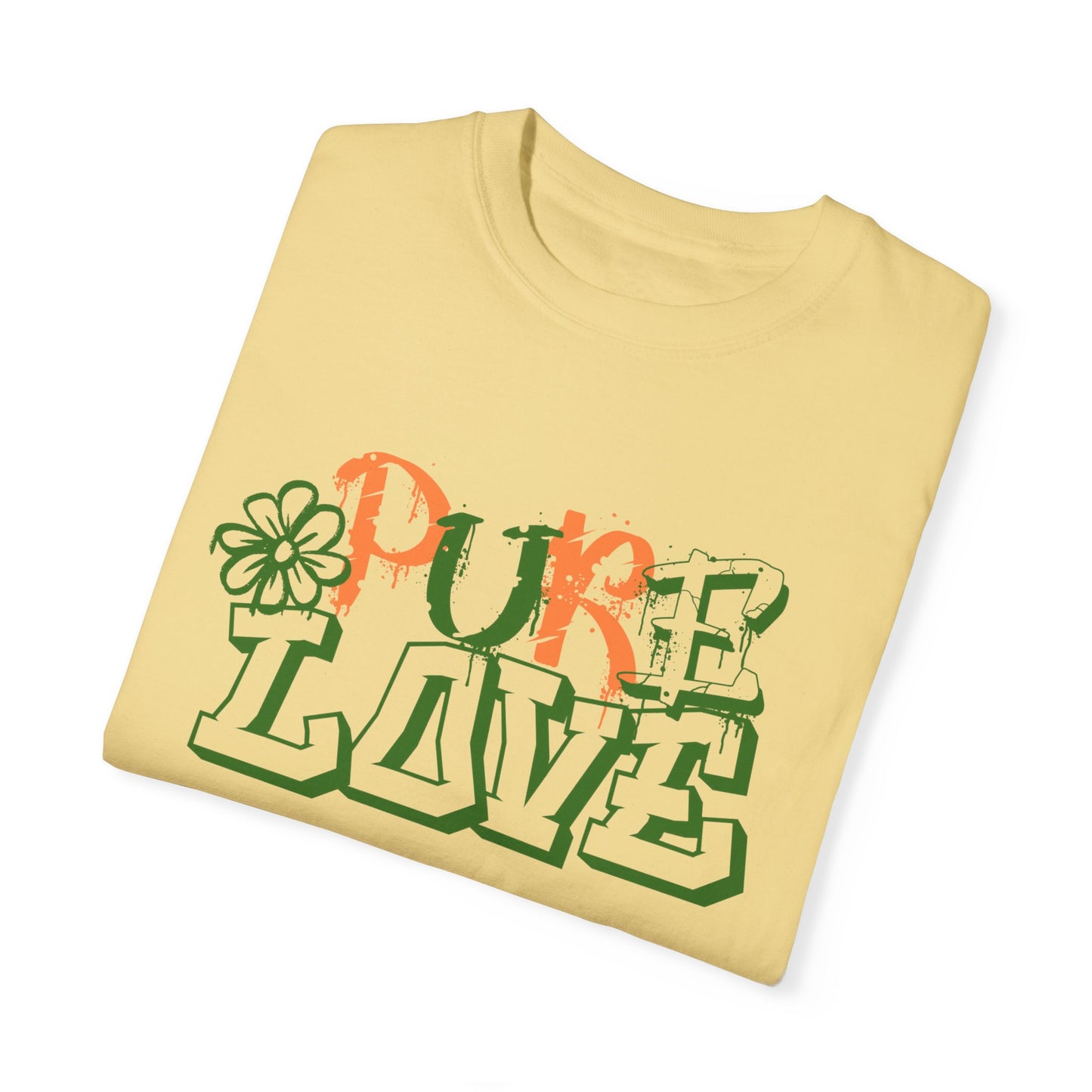 Pure Love T-shirt (Orange/Green)