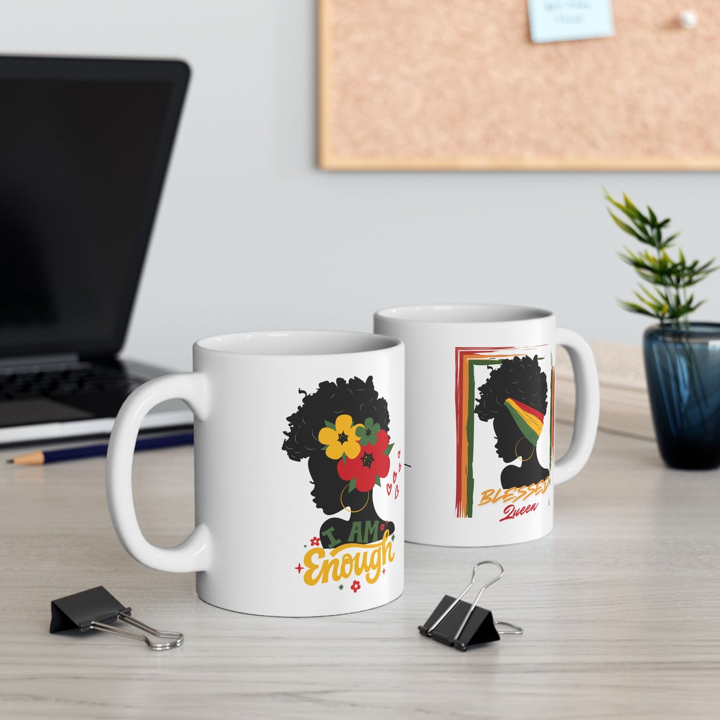 Black Queen Ceramic Mug, (11oz, 15oz)