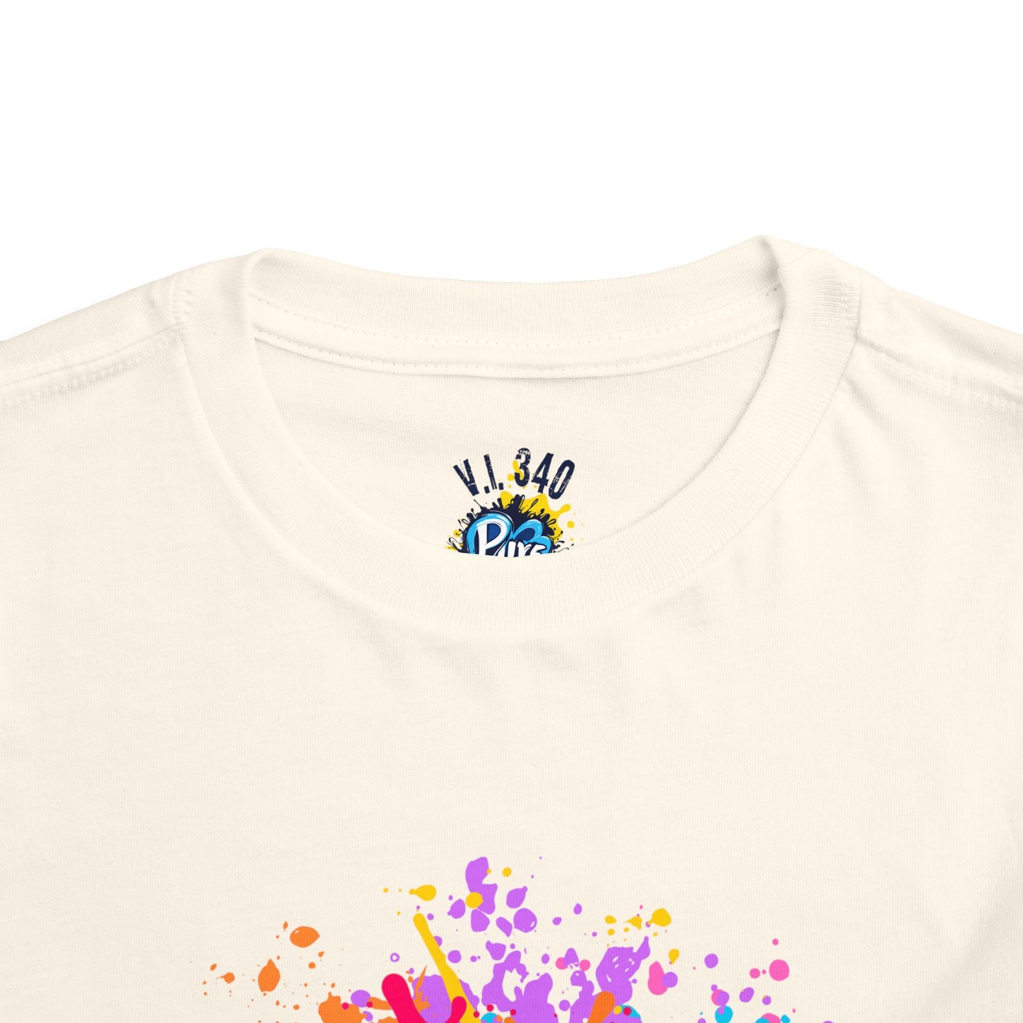 Toddler Tee - Vibrant Pure Love Splash