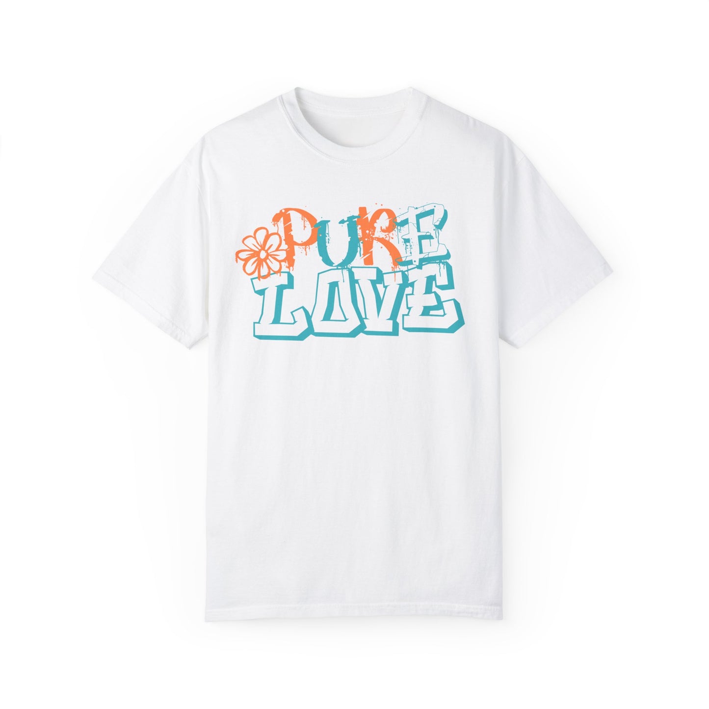 Pure Love T-shirt (Orange/Blue)