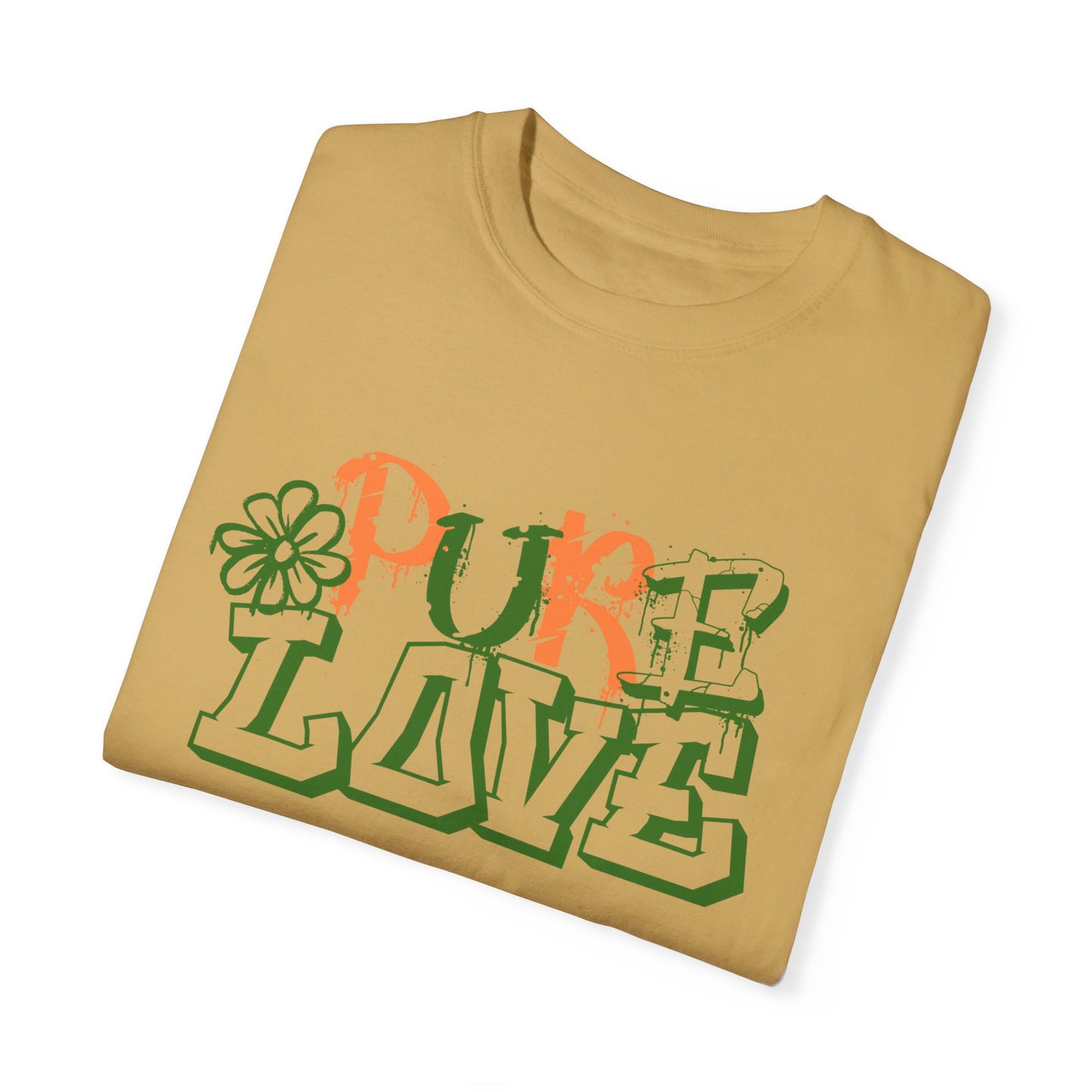 Pure Love T-shirt (Orange/Green)