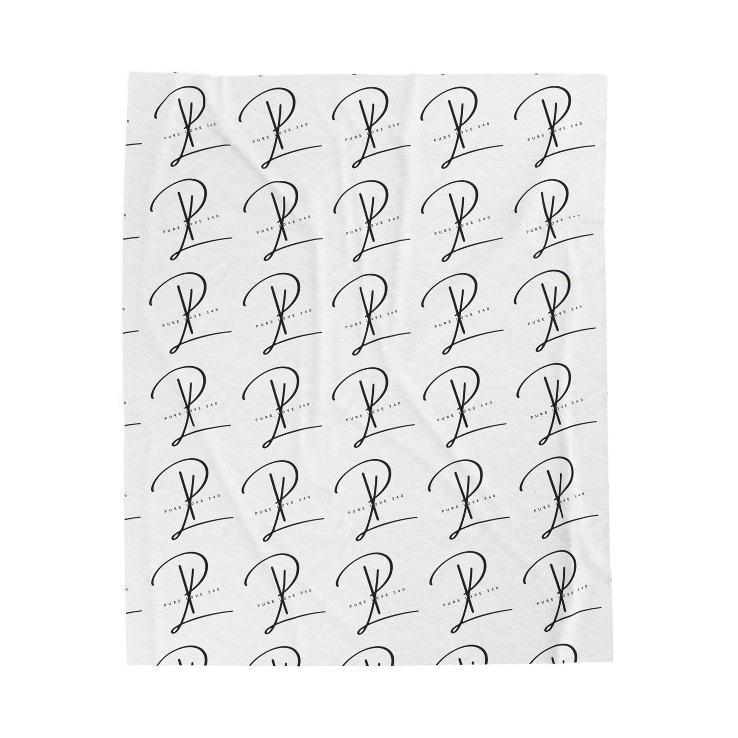 Blk PL Plush Blanket