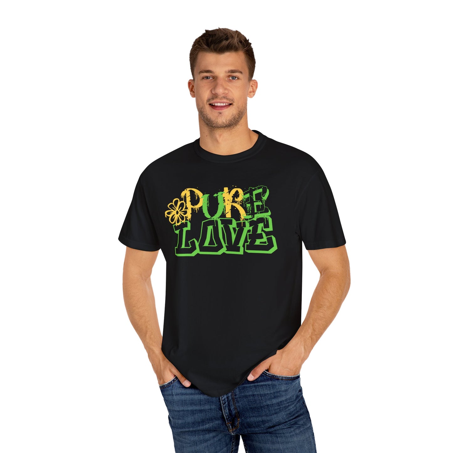 Pure Love T-shirt (Yellow/Lime)