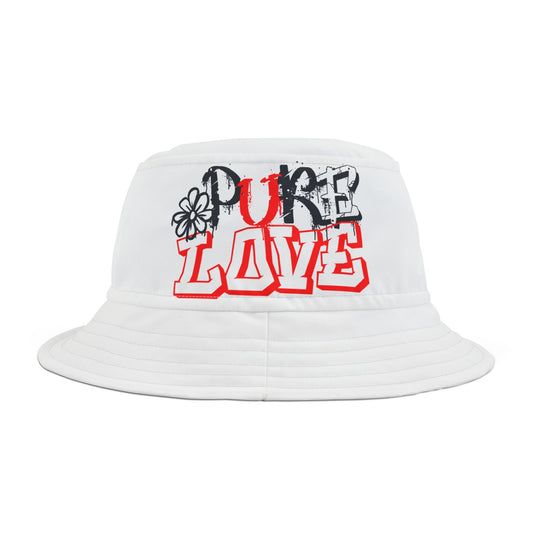 Pure Love Bucket Hat (red /black)