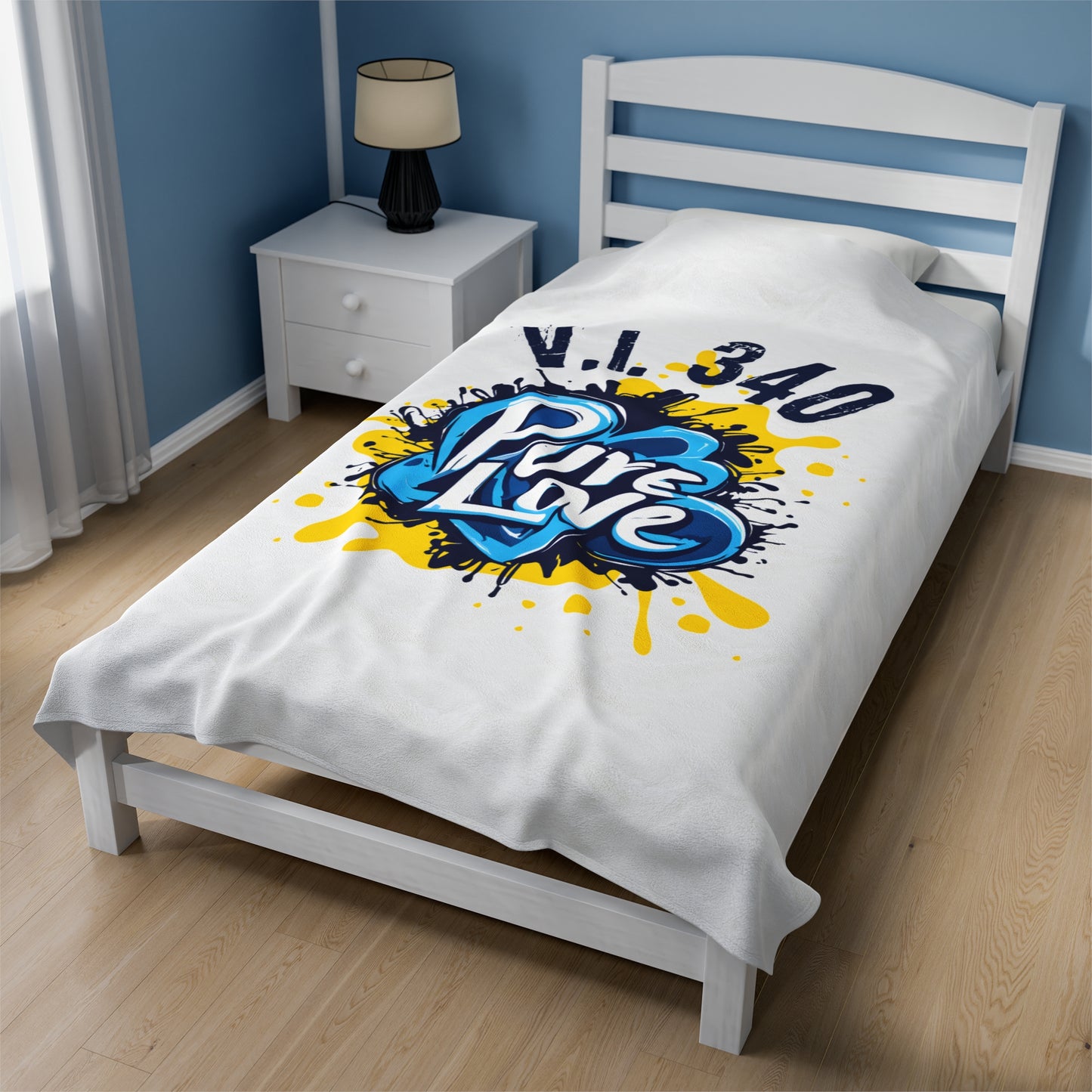 PL Plush Blanket (blue/yellow)