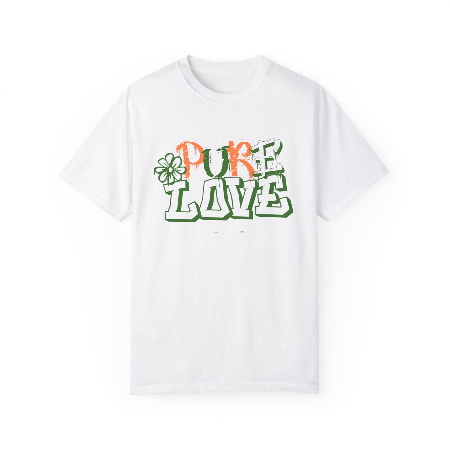 Pure Love T-shirt (Orange/Green)