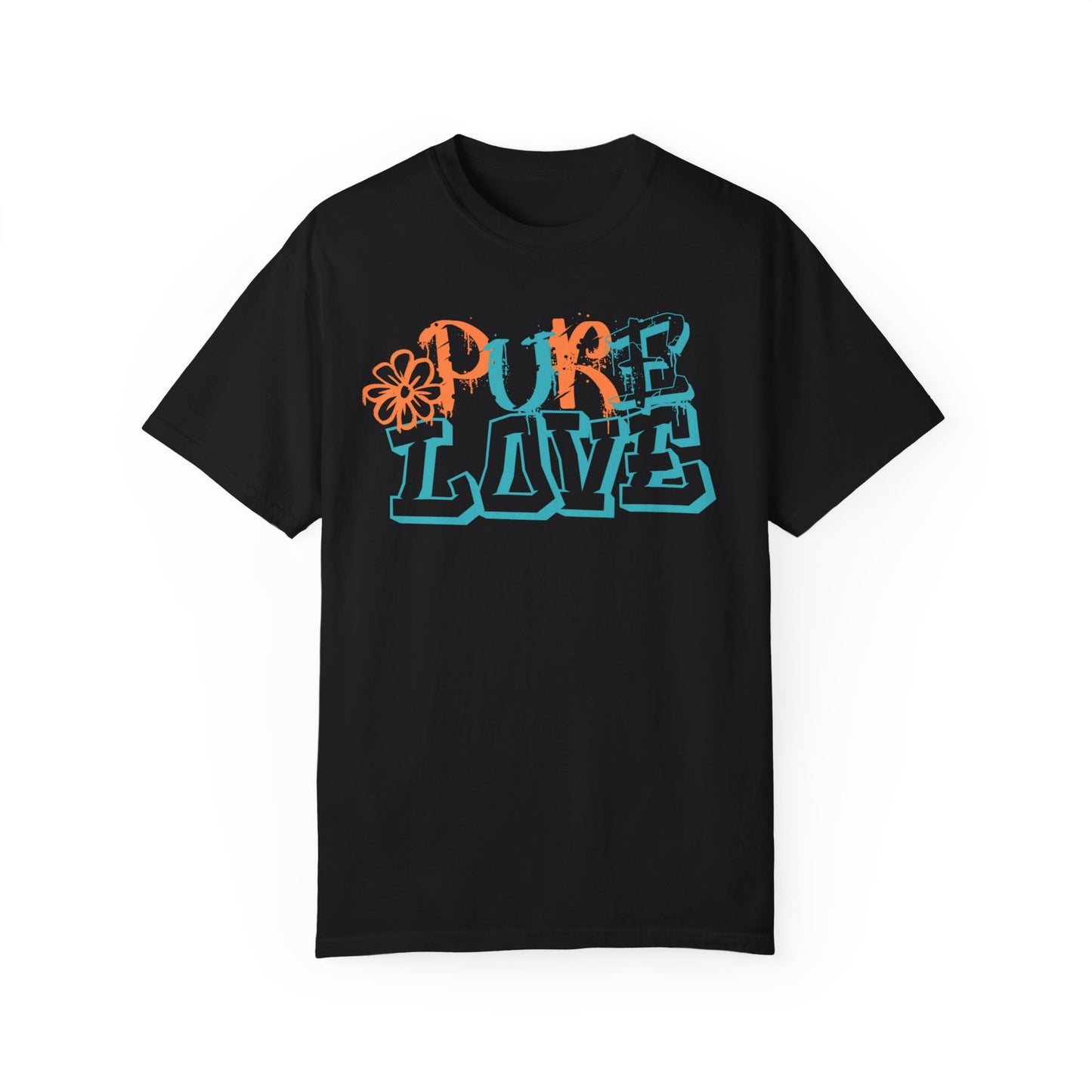 Pure Love T-shirt (Orange/Blue)