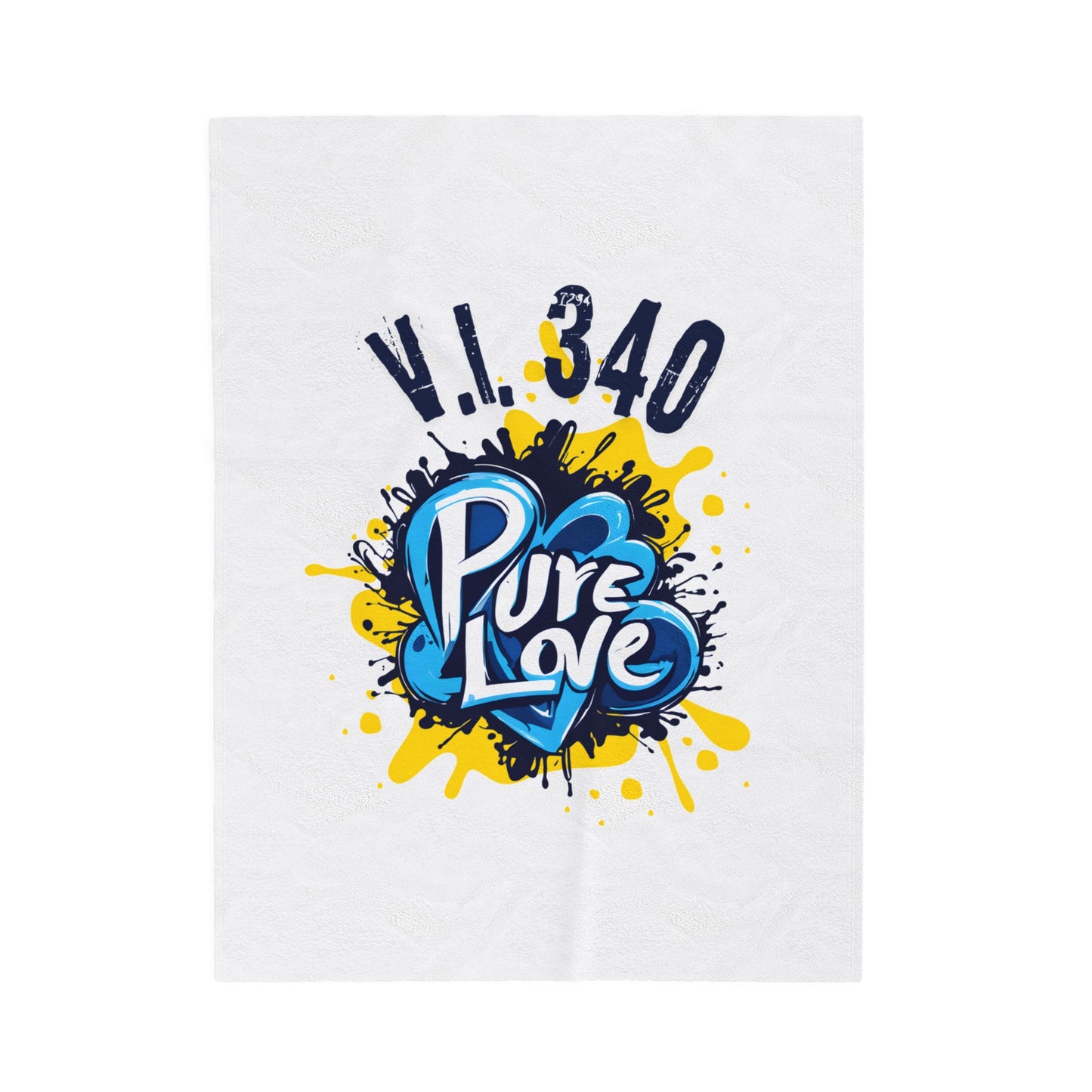 PL Plush Blanket (blue/yellow)