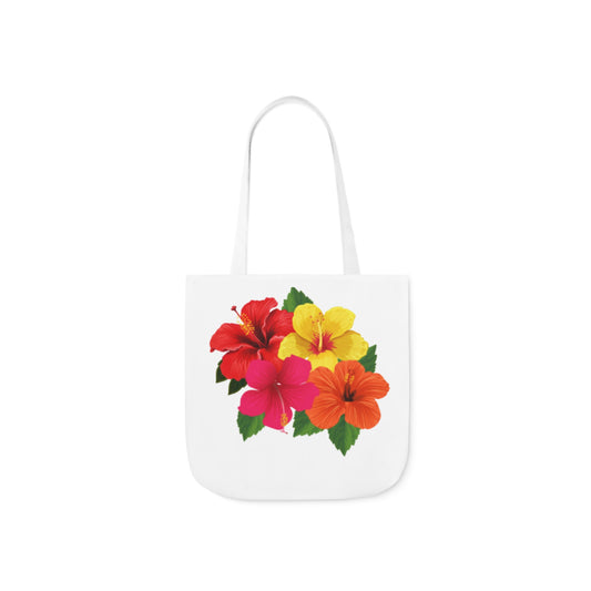Hibiscus Canvas Tote Bag