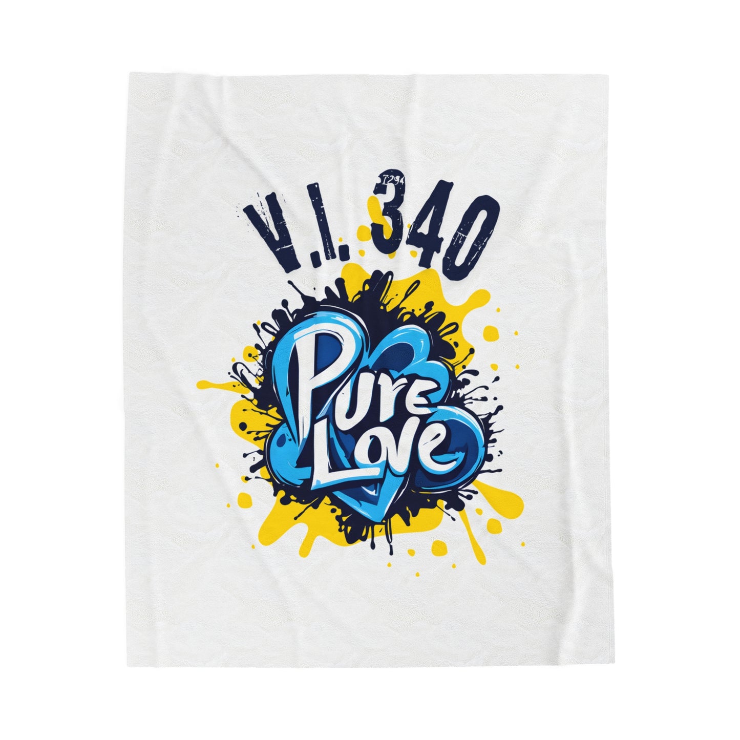 PL Plush Blanket (blue/yellow)